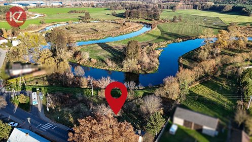 Działka budowlana nad rzeką z WZ i pełną infrastrukturą działka Piła, Motylewo, Orla