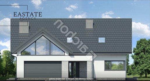 Dom wolnostojący w stanie surowym, 514 m2, 7 pokoi dom Krusze, Krzemowa