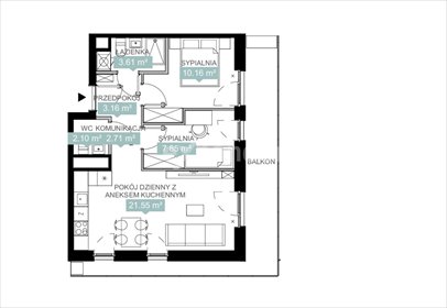 mieszkanie na sprzedaż 51m2 mieszkanie Katowice