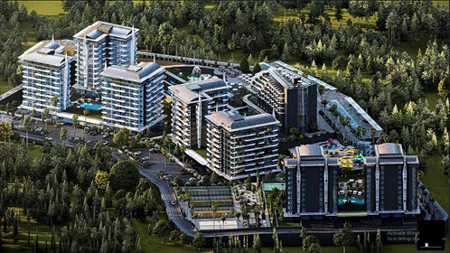 Luksusowy 3-pok. apartament blisko morza w Alanyi mieszkanie Avsallar, Avsallar, Alanya, Antalya