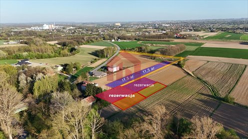 działka na sprzedaż 1150m2 działka Skrzyszów
