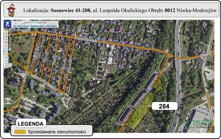 działka na sprzedaż 11283m2 działka Sosnowiec, Dańdówka, Okulickiego