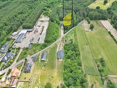 Sprzedam działkę 1234 m² w Trablicach z mediami i planem zagospodarowania działka Kowala, Trablice