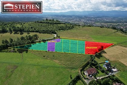 działka na sprzedaż 1813m2 działka Jeżów Sudecki