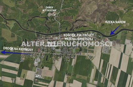 działka na sprzedaż 1000m2 działka Tykocin, Tykocin