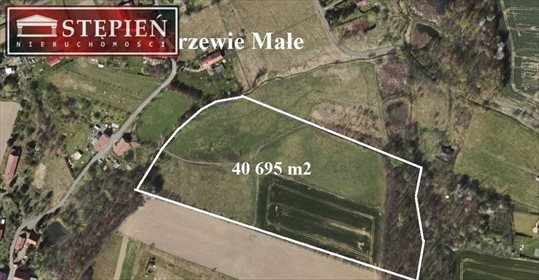 działka na sprzedaż 40695m2 działka Krzewie Małe