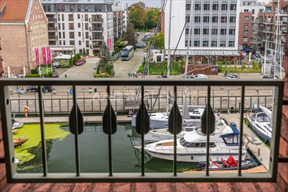 Nowoczesny apartament z widokiem na Motławę i marinę mieszkanie Gdańsk, Chmielna