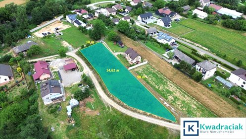 Działka 14,62 ar z mediami i planem w Bieczu. działka Biecz, Belna