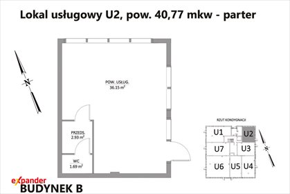 Lokal usługowy 40,77 m2 z miejscem postojowym, bez PCC lokal użytkowy Wrocław, Syryjska