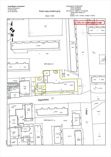 lokal użytkowy na sprzedaż 2032m2 lokal użytkowy Suwałki, Sejneńska