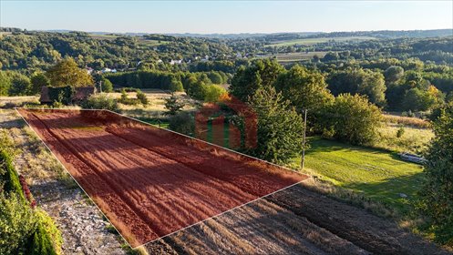 Działka 1000 m² z warunkami zabudowy - widokowa i spokojna działka Granice