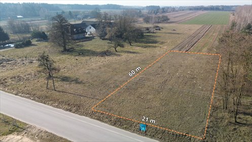 działka na sprzedaż 1300m2 działka Roszkowa Wola