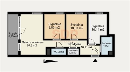 mieszkanie na sprzedaż 68m2 mieszkanie Wrocław, Śródmieście, Kleczków, Wybrzeże Conrada - Korzeniowskiego