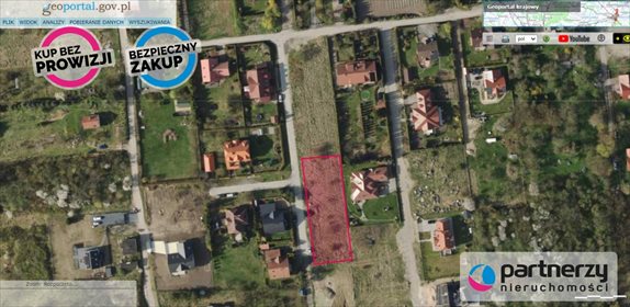 działka na sprzedaż 1391m2 działka Gdańsk, Święty Wojciech, Wąwóz