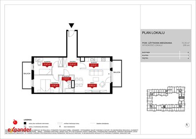 mieszkanie na sprzedaż 72m2 mieszkanie Wrocław, Góralska