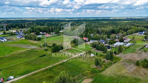 Sprzedam działkę 1141 m² z WZ, media przy Geodetów działka Wiązowna Kościelna, Geodetów
