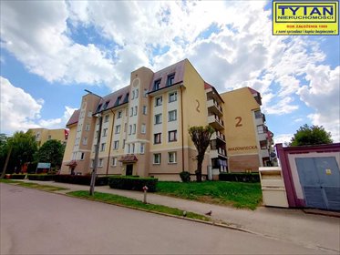 Na sprzedaż przestronne 3-pokojowe mieszkanie 66 m² z dużym balkonem mieszkanie Łomża, Mazowiecka