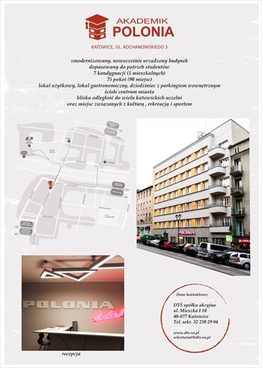 lokal użytkowy na sprzedaż 1866m2 lokal użytkowy Katowice, Jana Kochanowskiego