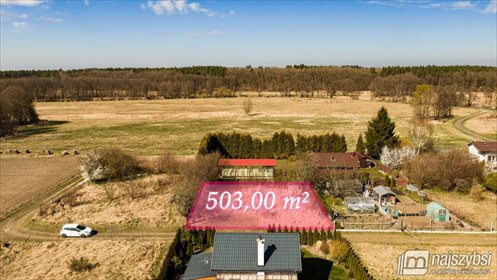 działka na sprzedaż 503m2 działka Rościęcino