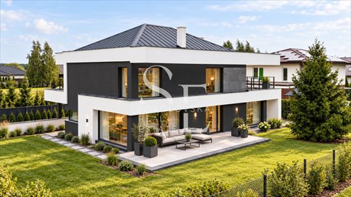 Do sprzedania nowoczesny dom 185 m² z garażem w Walendowie dom Walendów, Nad Utratą