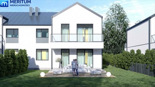 Przestronny bliźniak z garażem i dużą działką dom Żabia Wola