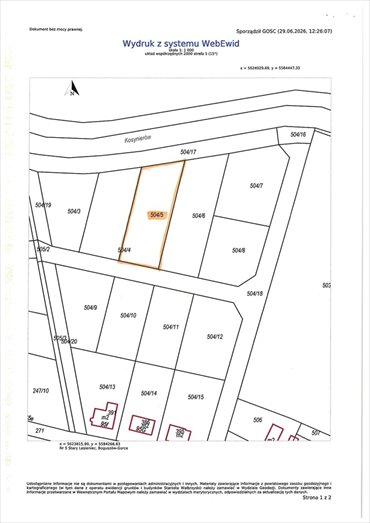 działka na sprzedaż 1481m2 działka Boguszów-Gorce, Stary Lesieniec, Kosynierów