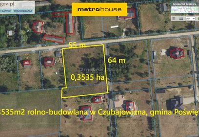 działka na sprzedaż 3535m2 działka Czubajowizna