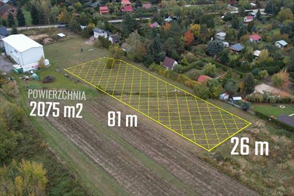 Działka budowlana 2075 m² w Grójcu - idealna pod dom. działka Grójec, Graniczna
