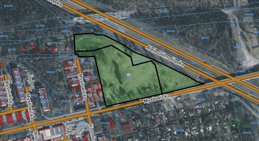 Działka 21 900 m² w Katowicach-Giszowiec - uzbrojona i ogrodzona działka Katowice, Giszowiec, Mysłowicka