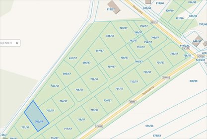 działka na sprzedaż 1231m2 działka Połomia