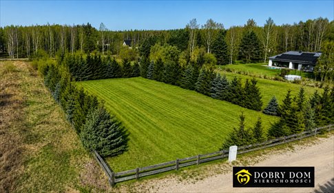 Działka budowlana 1354 m² pod Białymstokiem, las, media działka Izabelin