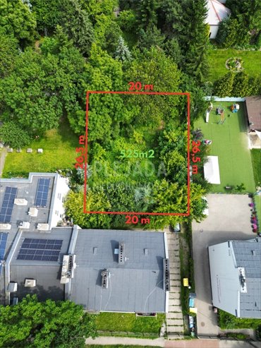 działka na sprzedaż 525m2 działka Warszawa, Włochy, Rybnicka