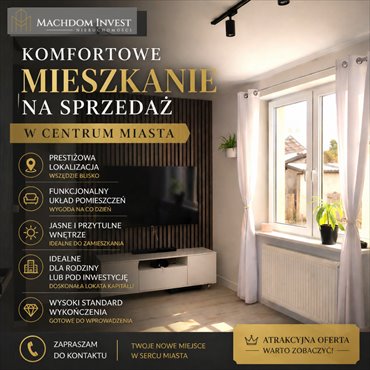 Nowoczesne 3-pokojowe mieszkanie z loggią, gotowe do wprowadzenia mieszkanie Brodnica