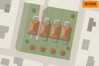 Działka 3342 m² pod domy jednorodzinne - inwestycja. lokal użytkowy Markusy