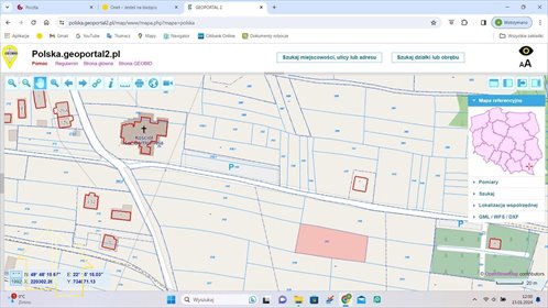 Sprzedam działkę rolną 11,71 ar z widokiem na Pogórze Dynowskie działka Dynów