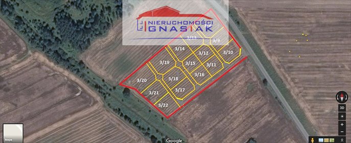 działka na sprzedaż 1205m2 działka Myślibórz