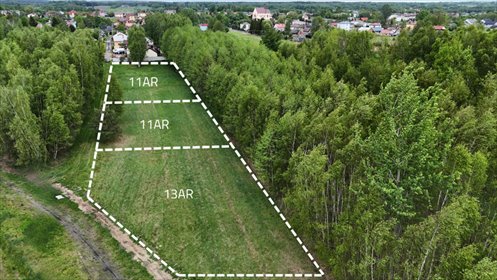 działka na sprzedaż 1300m2 działka Widełka