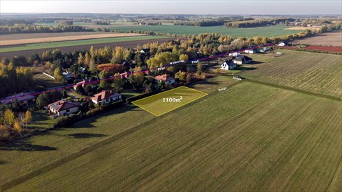 działka na sprzedaż 1100m2 działka Błędowo