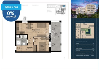 Sprzedam 2-pokojowe mieszkanie 40 m² z XXL loggią w Fordonie mieszkanie Bydgoszcz, Fordon, Altanowa