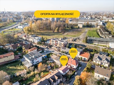 Dwa domy na 3,8 arze, blisko komunikacji i infrastruktury dom Kraków, Bieżanów-Prokocim, Bieżanów, Braterska