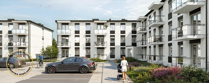 Nowoczesne 3-pokojowe mieszkanie z balkonem i garażem mieszkanie Dominów