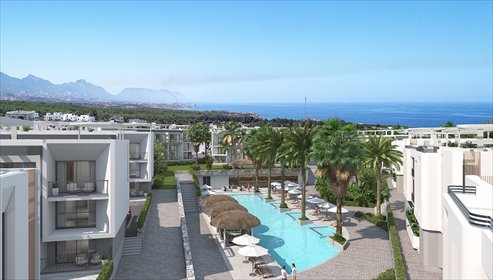Widok na morze, basen i spa – apartamenty w Girne mieszkanie Karaagaç, Karaağaç, Girne, Cypr Północny