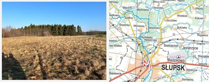 działka na sprzedaż 3435m2 działka Wiklino