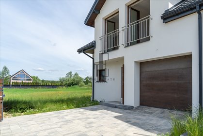 Nowoczesny dom 131 m² z garażem, ogród i alarm dom Warszawa, Białołęka Kobiałka