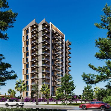 Nowoczesne 62 m² z basenem, blisko plaży w Mersin mieszkanie Arpaçbahşiş, Arpaçbahşiş, Erdemli, Mersin