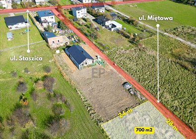 Działka pod dom w Brzeziny-Kolonii, 700 m², blisko miasta działka Brzeziny-Kolonia
