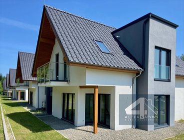 Nowoczesny dom bliźniak 147 m2 z pompą ciepła i rekuperacją dom Krzyszkowice