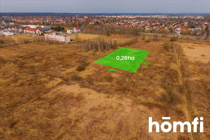 działka na sprzedaż 2612m2 działka Wrocław, Fabryczna, Kosmonautów