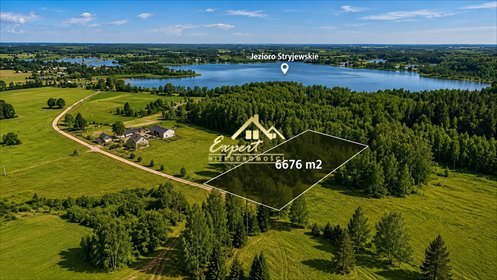 Sprzedam działkę 6676 m² pod dom i inwestycję blisko jeziora działka Stryjewo