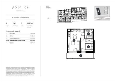 mieszkanie na sprzedaż 35m2 mieszkanie Bydgoszcz, Toruńska